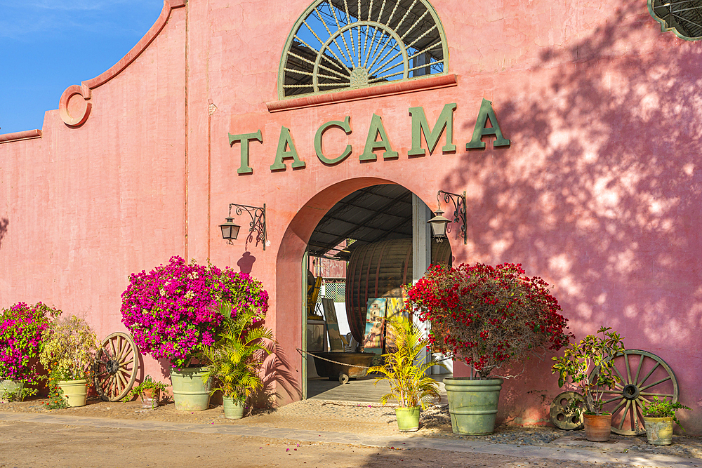 Entrance to Tacama Winery, Ica, Peru, South America