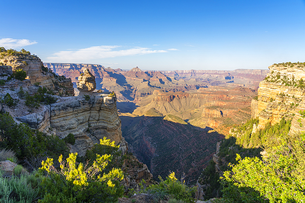 Grand Canyon, Duck on a rock viewpoint, Grand Canyon National Park, UNESCO World Heritage Site, Arizona, United States of America, North America