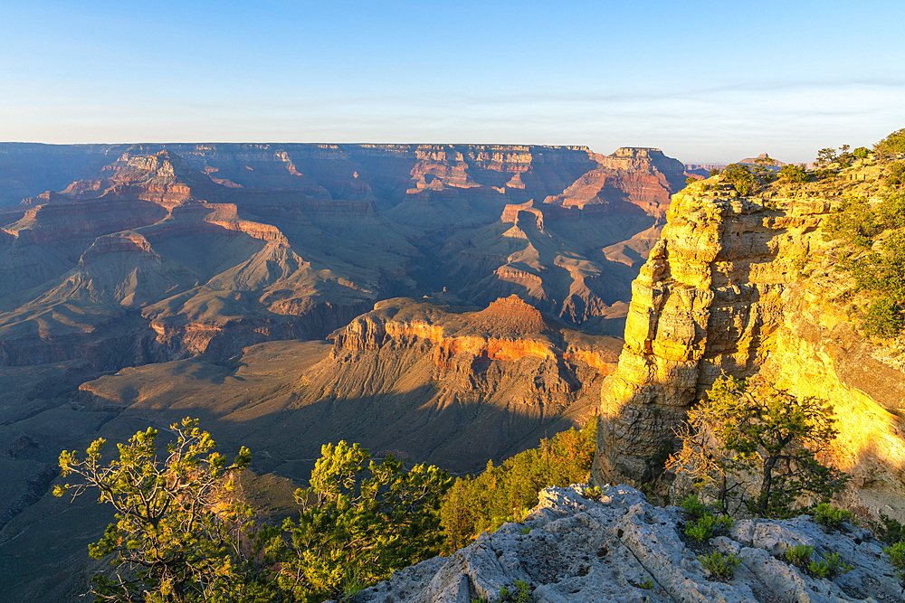 Grand Canyon at sunset, Yaki Point, Grand Canyon National Park, Arizona, USA