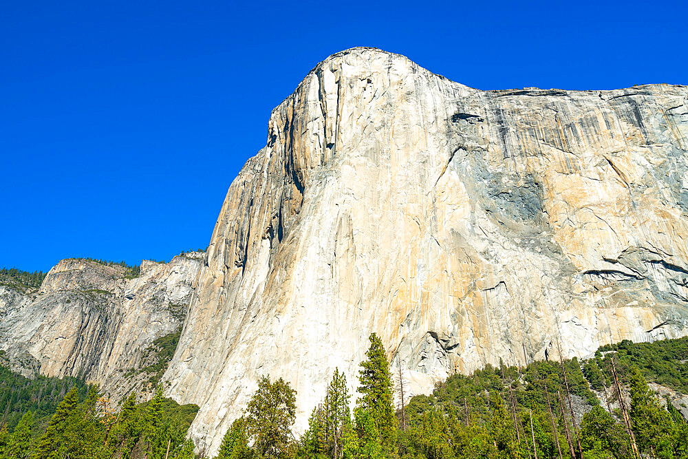 El Capitan granite rock formation, Yosemite National Park, California, USA