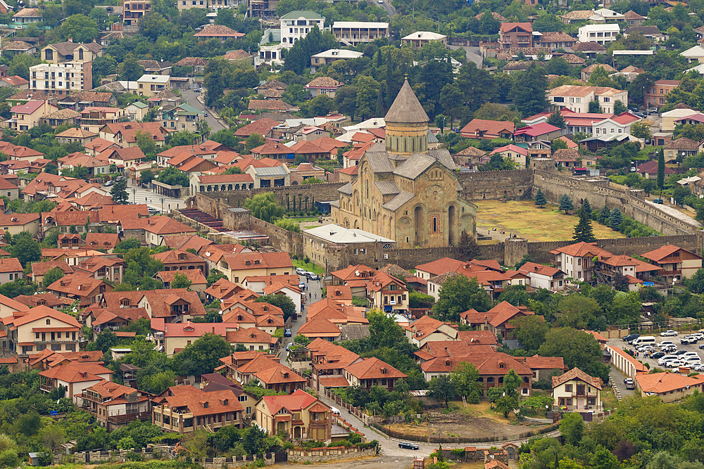 Svetitskhoveli Cathedral, UNESCO World Heritage Site, Mtskheta, Georgia, Central Asia, Asia