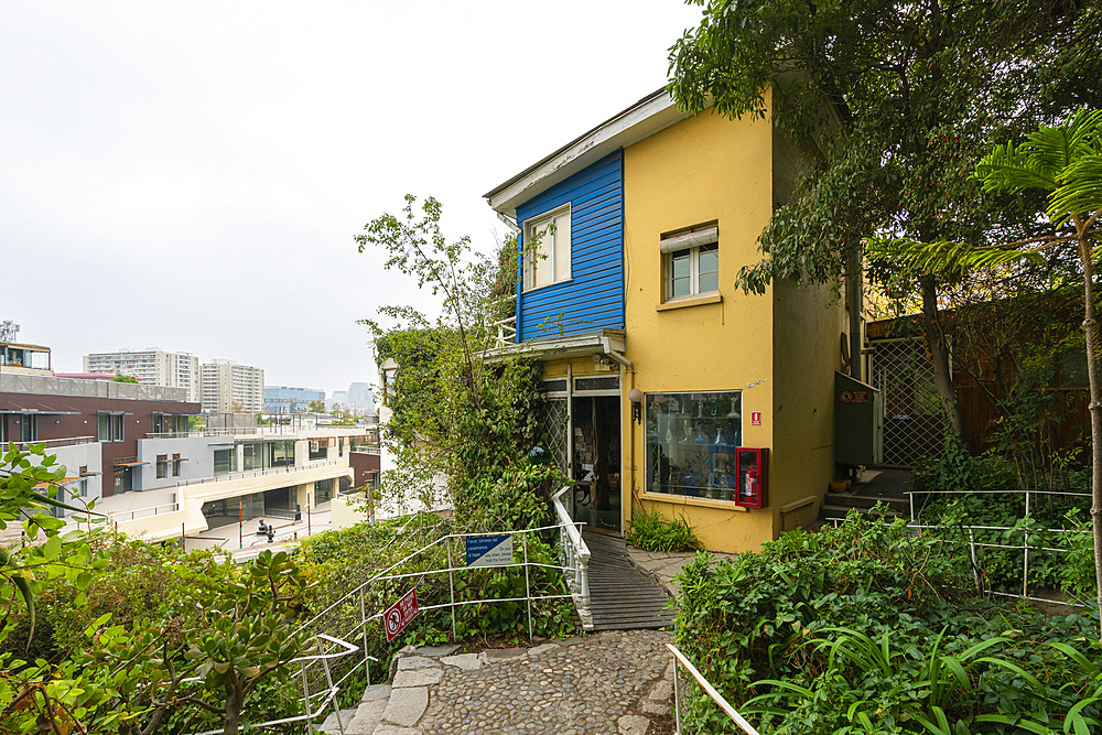 La Chascona, Pablo Neruda Museum and house where he lived, Barrio Bellavista, Providencia, Santiago, Santiago Province, Santiago Metropolitan Region, Chile, South America