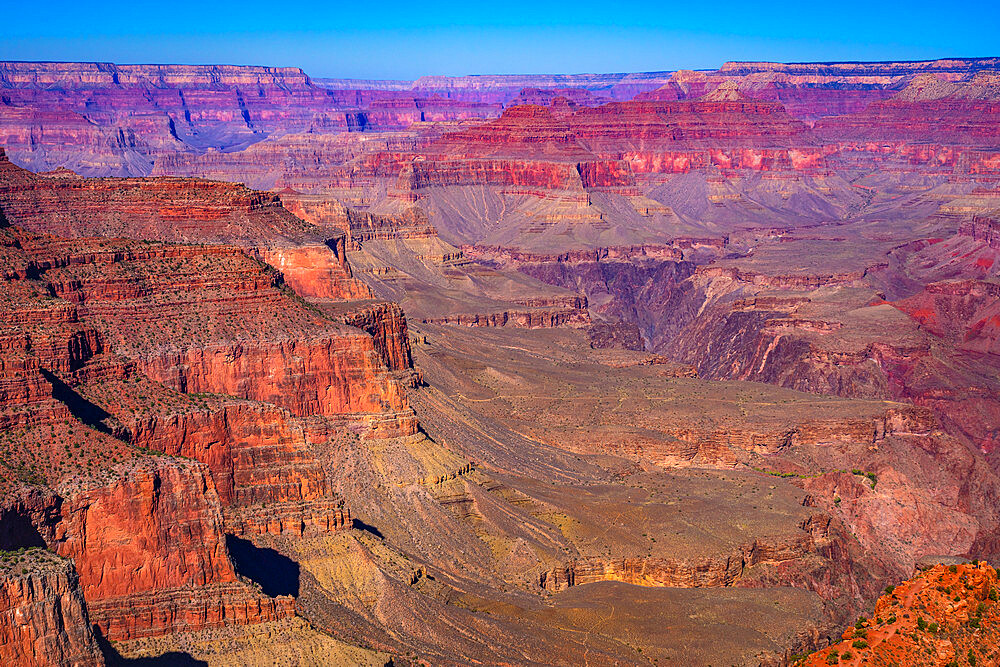 Scenic view of Grand Canyon from Ooh Aah Point on South Kaibab Trail, Grand Canyon National Park, Arizona, USA