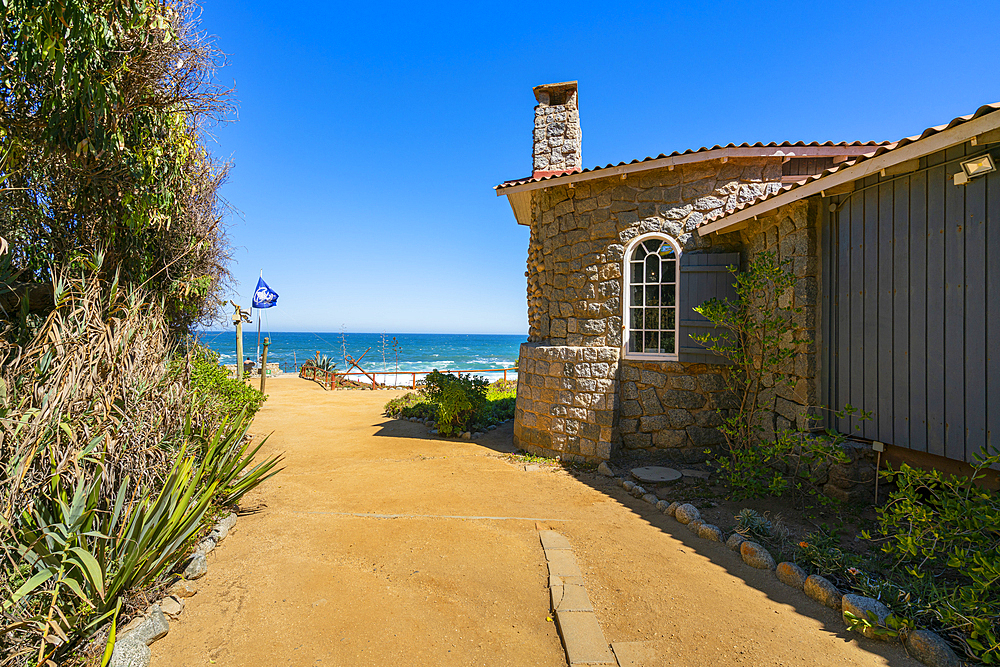 Exterior of Pablo Neruda Museum, Isla Negra, Chile, South America