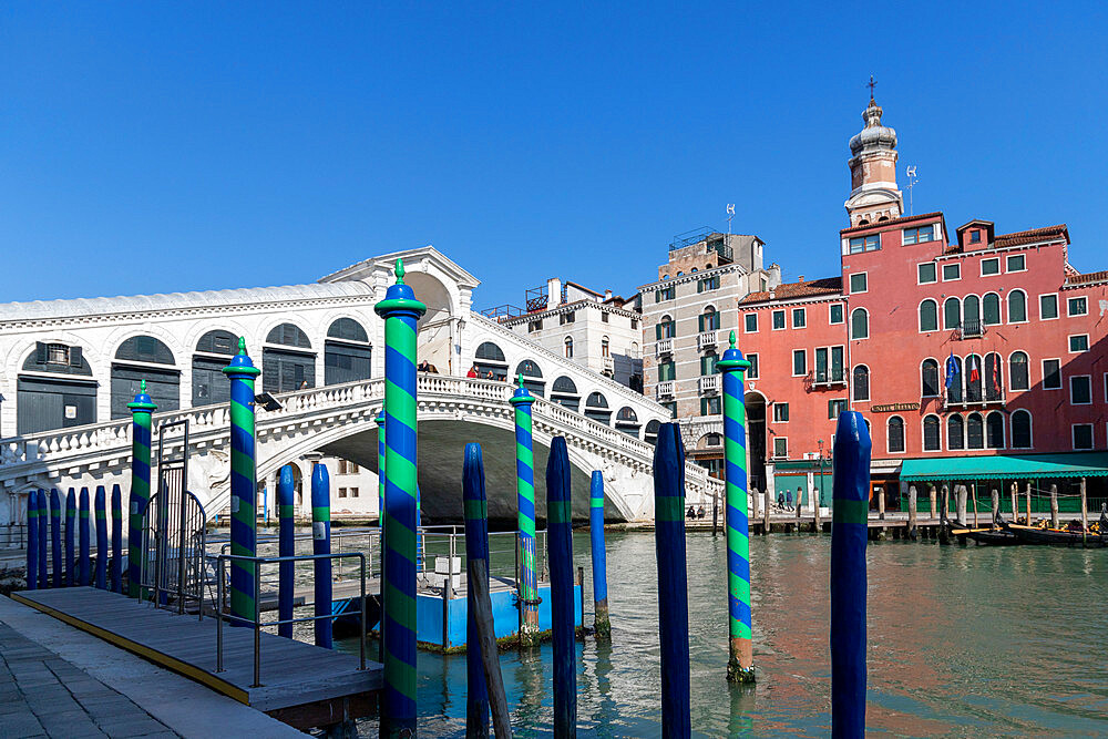 Rialto Bridge, Venice, UNESCO World Heritage Site, Veneto, Italy, Europe