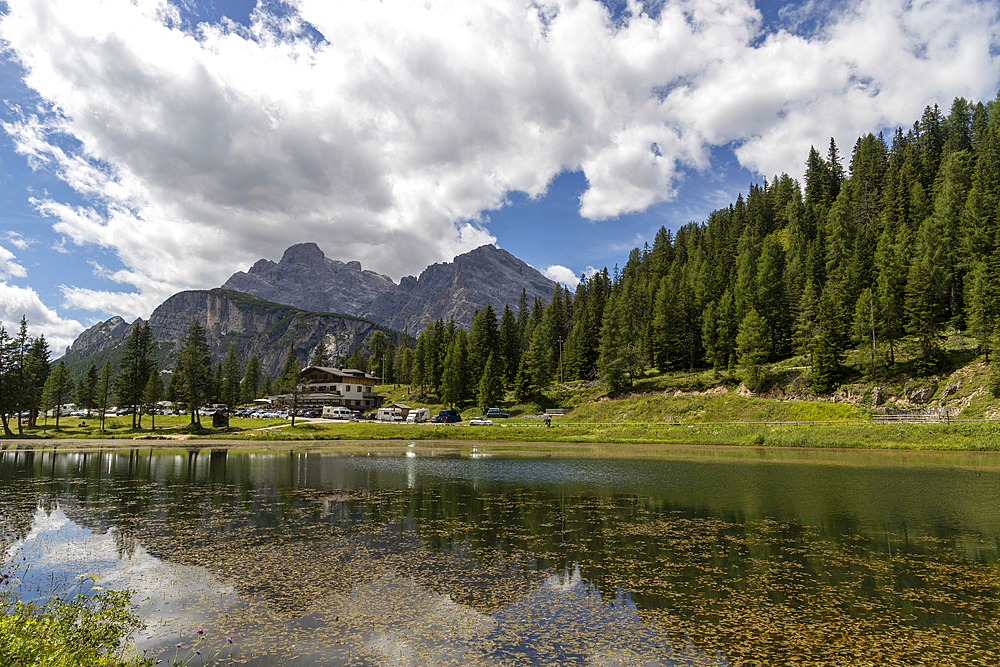 Antorno Lake, Belluno Dolomites, Auronzo di Cadore, Belluno District, Veneto, Italy, Europe