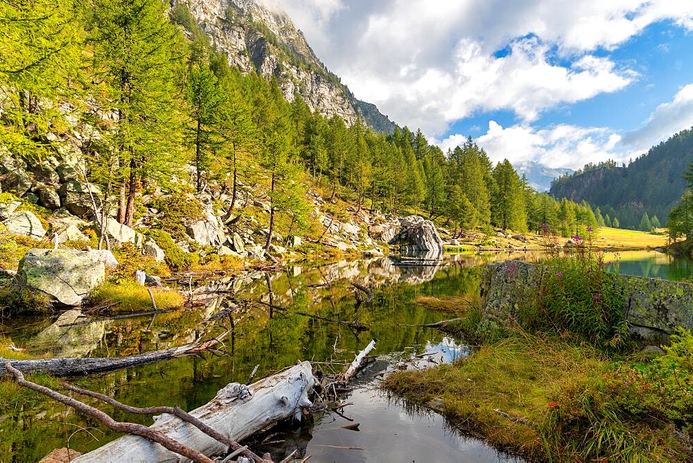 Lake of the Witches, Alpe Devero, Crampiolo, Dommodossola, Piedmont, Italy