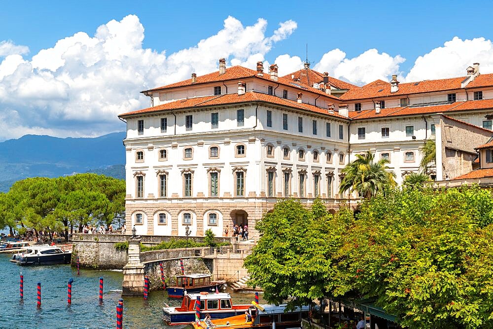 Palace Borromeo located on Isola Bella, Isole Borromee, Lago Maggiore, Verbania Cusio Ossola District, Piedmont, Italy