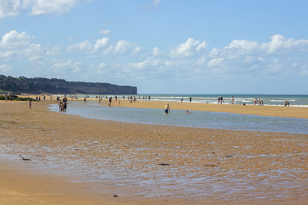 Omaha Beach, Saint-Laurent-sur-Mer, Calvados, Normandy, France, Europe