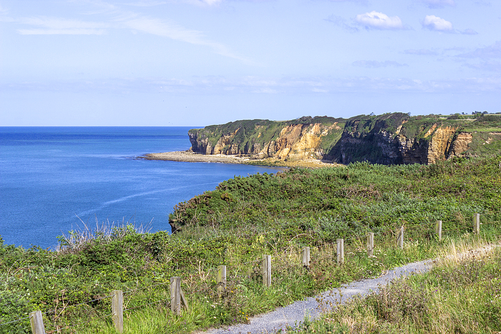 La Pointe du Hoc, Cricqueville-en-Bessin, Calvados, Normandy, France, Europe