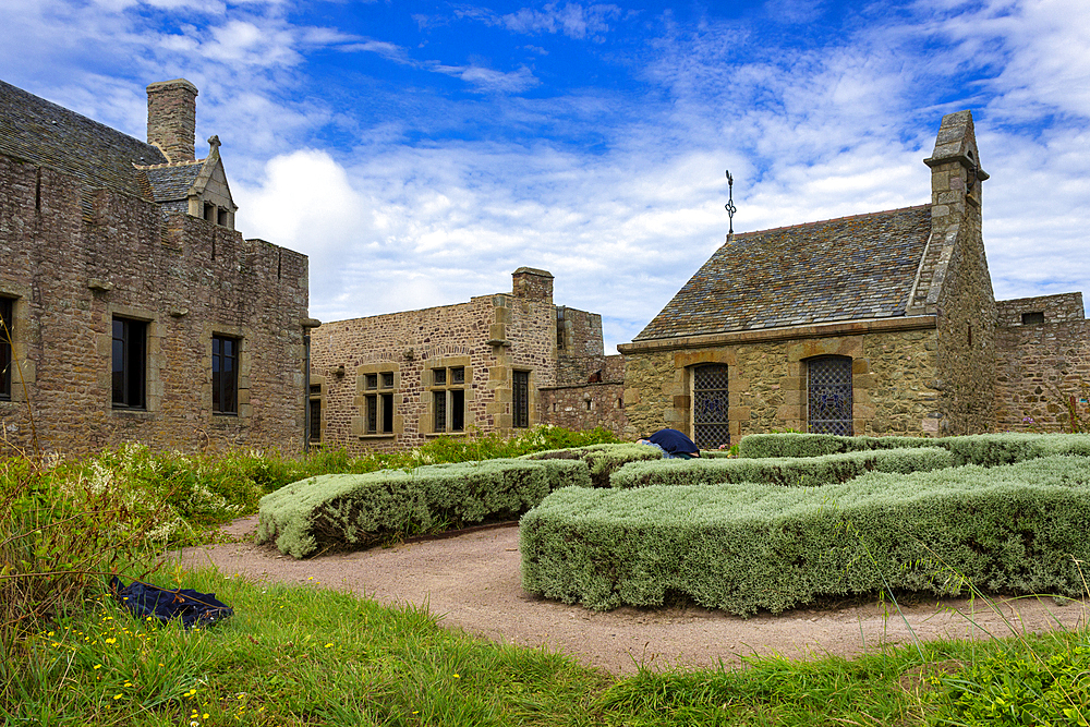 Chateau de La Roche Goyon, Fort la Latte, Plevenon, Cotes-d'Armor, Brittany, France, Europe