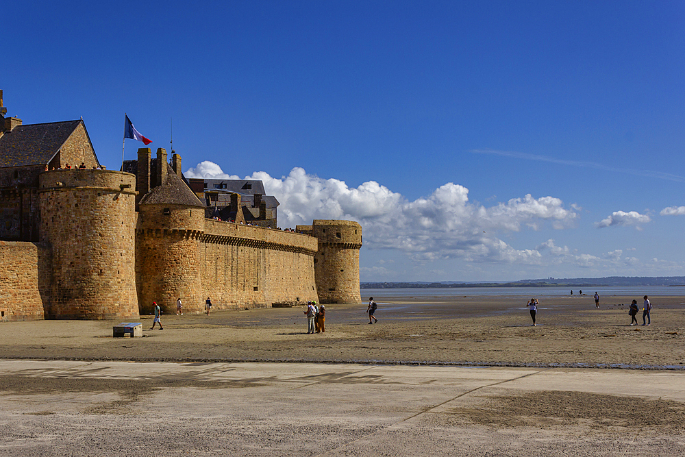 Mont Saint-Michel, UNESCO World Heritage Site, Manche, Normandy, France, Europe