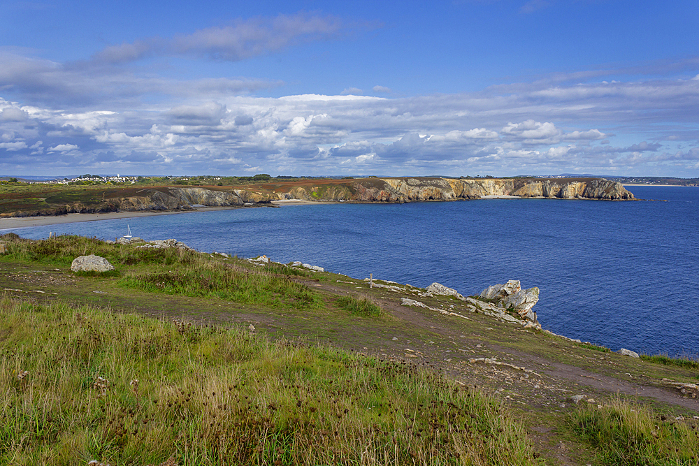 Landscape, Pointe de Pen Hir, Camaret-sur-Mer, Finistere, Brittany, France, Europe