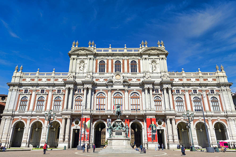 Palazzo Carignano, Turin, Piedmont, Italy, Europe