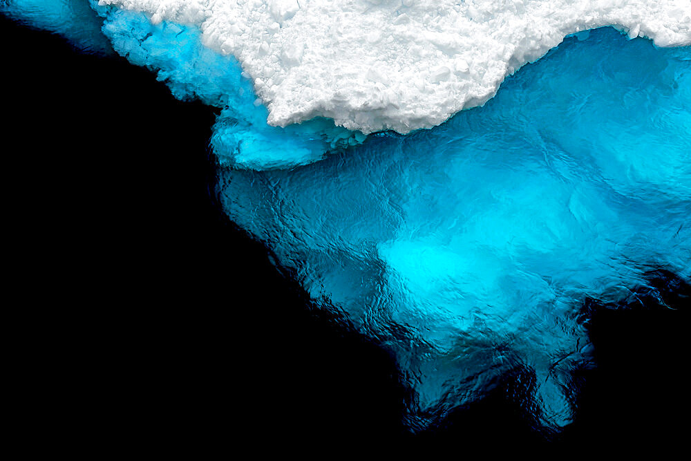 Sea Ice from above, Antarctic Peninsula, Antarctica