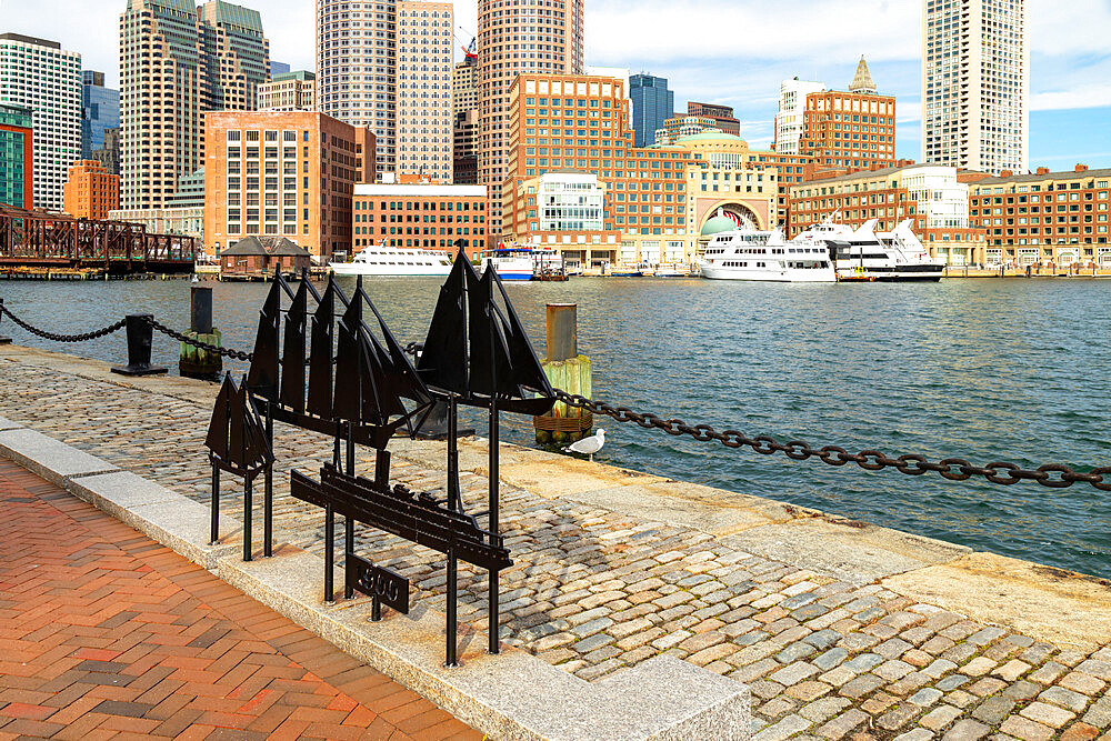 Boston Waterfront Fan Pier Detail