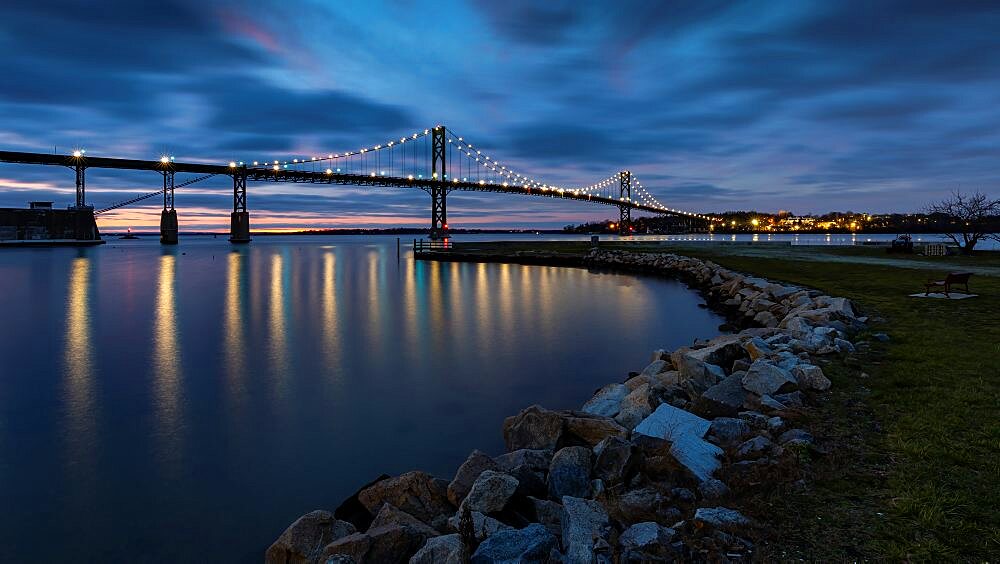 Mount Hope Bridge from Bristol Town Common