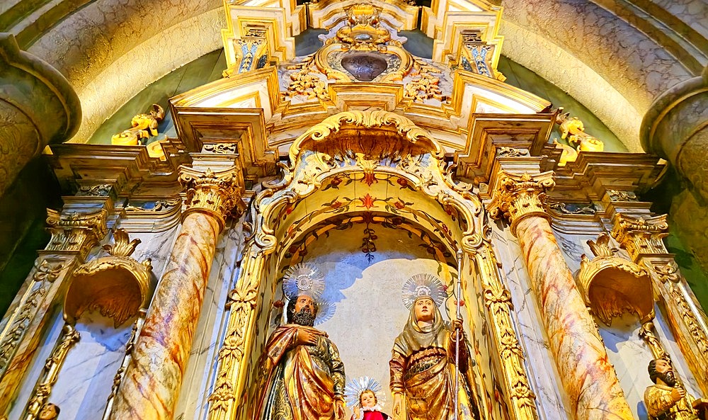 Interior of The Cathedral of Our Lady of the Assumption (Portuguese: Sé Catedral de Nossa Senhora da Assunção), Funchal, Madeira