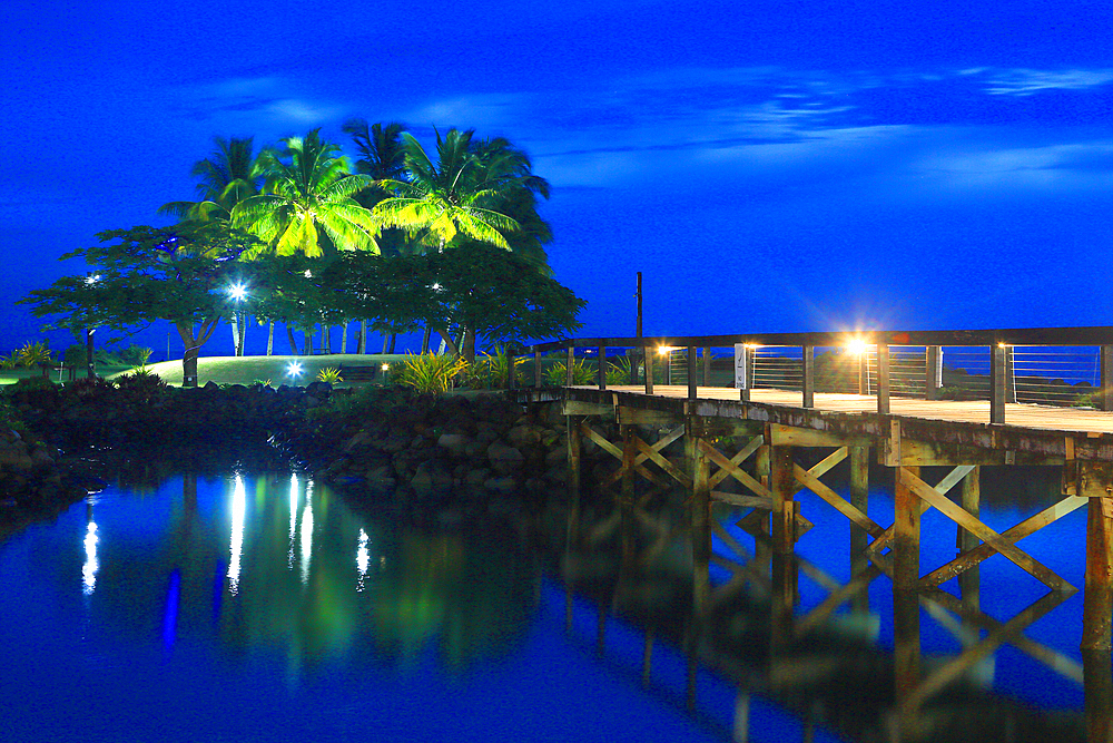 First Landing Beach Resort, Nalamu Beach at Vuda Point, near Nadi, Viti Levu, Fiji, South Pacific
