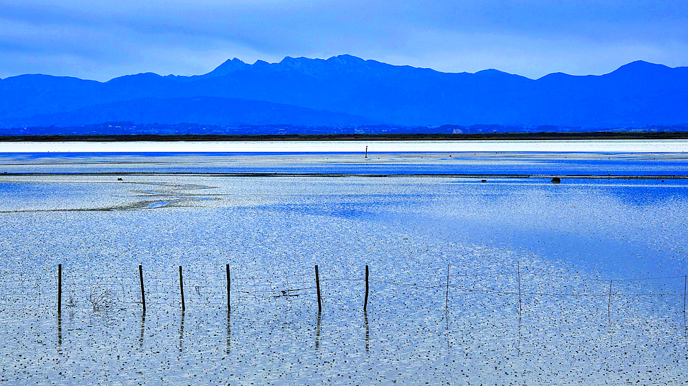 Tasman Bay from Nelson, South Island, New Zealand