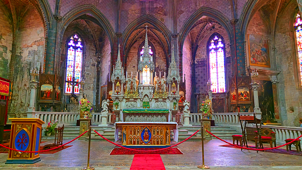 Mirepoix Cathedral, Interior, Ariege, France