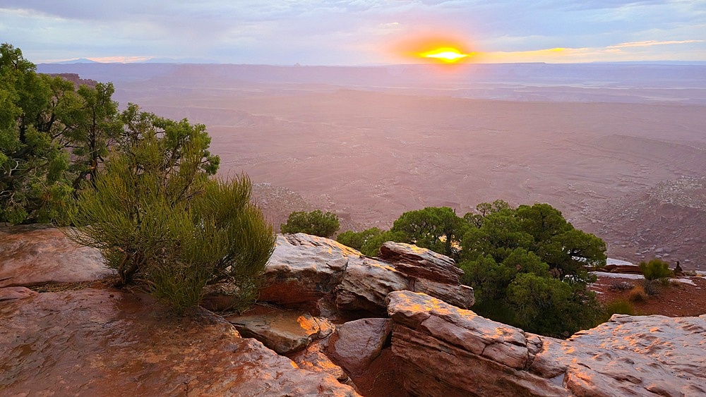 Sunset from Grand View Point, Canyonlands, Utah, USA