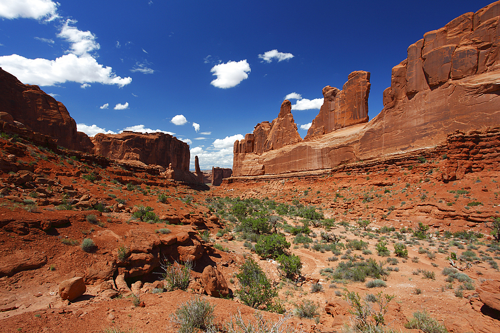 Park Avenue, Arches National Park, Utah, United States of America, North America