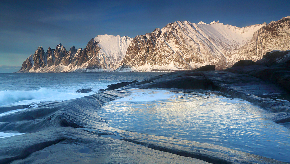 Devil's Teeth, Tungeneset, Senja, Troms og Finnmark, north west Norway, Scandinavia, Europe