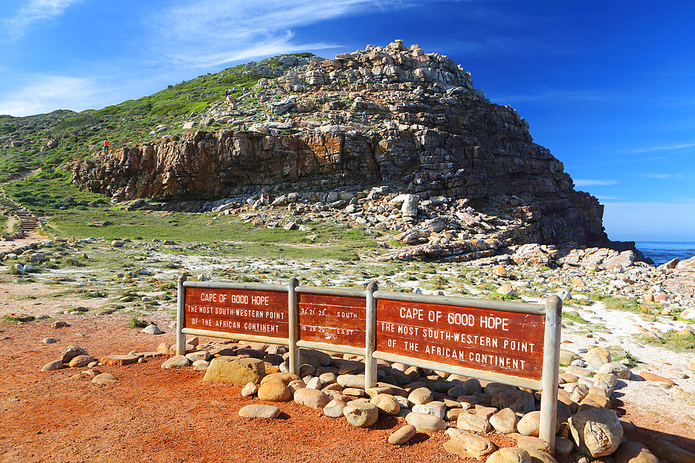 Sign at Cape of Good Hope, South Africa, Africa