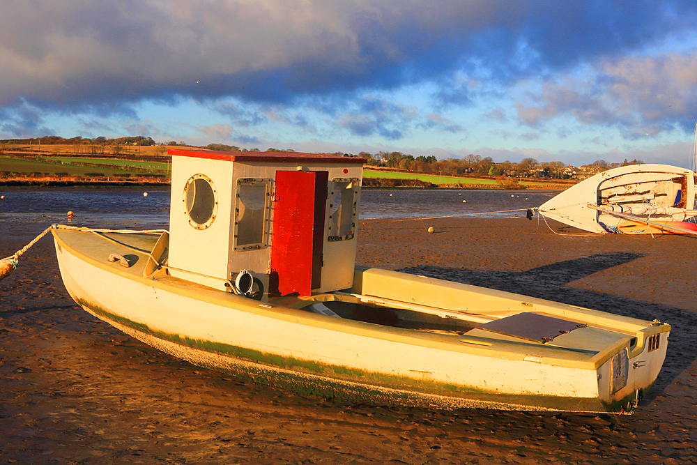 Boats at Alnmouth, Northumberland, England, United Kingdom, Europe