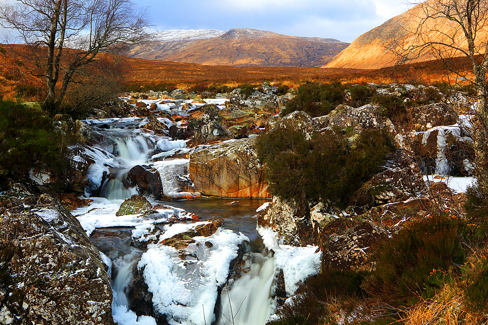 River Coupall, near Glen Coe, Highland, Scotland, United Kingdom, Europe