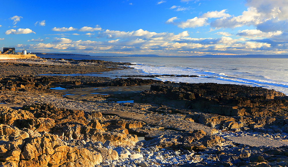 Porthcawl, late winter's afternoon, Mid Glamorgan, South Wales, United Kingdom, Europe