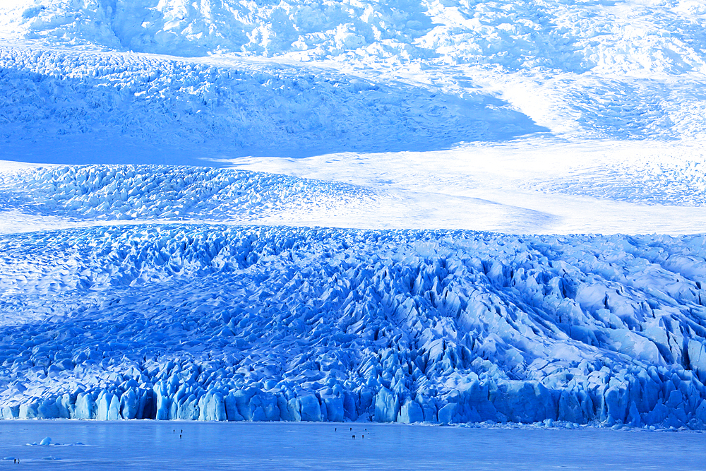 Fjallsjokull glacier, originating from Vatnajokull, Iceland, Polar Regions