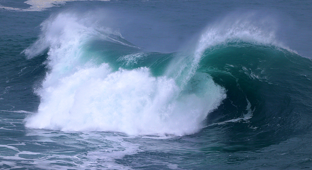 Waves at black sand beach, near Vik, southern Iceland, Polar Regions