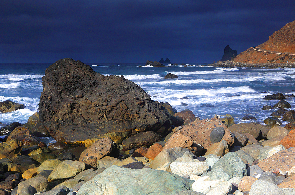 Coastline near Taganana, North East Tenerife, Canary Islands, Spain, Atlantic, Europe