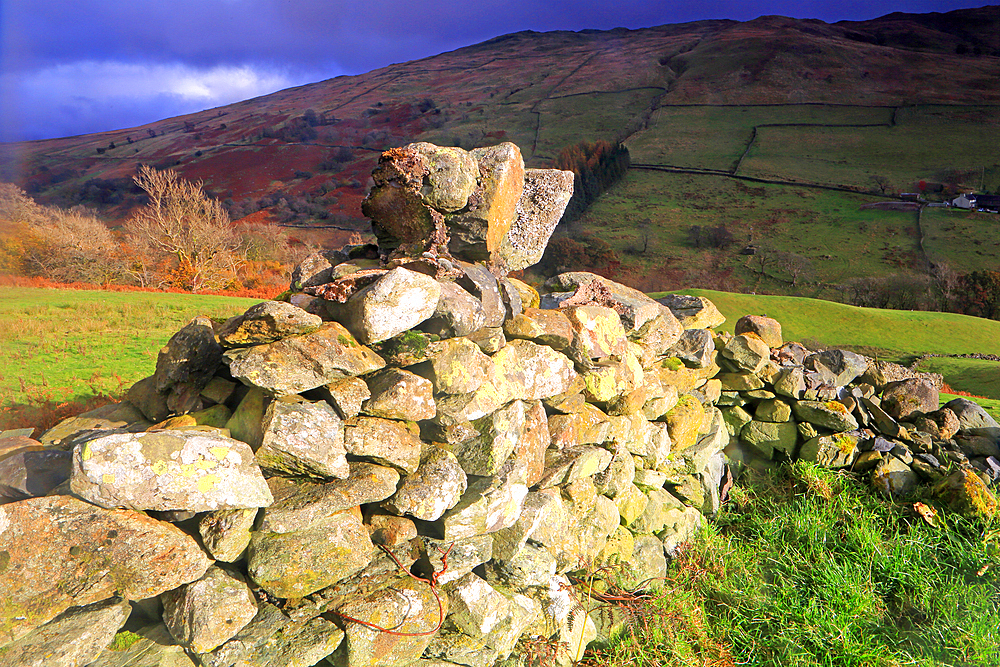 Lakeland fells near Kirkstone Pass, Lake District National Park, UNESCO World Heritage Site, Cumbria, England, United Kingdom, Europe