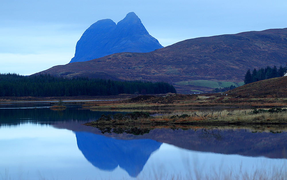 Suilven, Assynt, Sutherland, Highlands, Scotland, United Kingdom