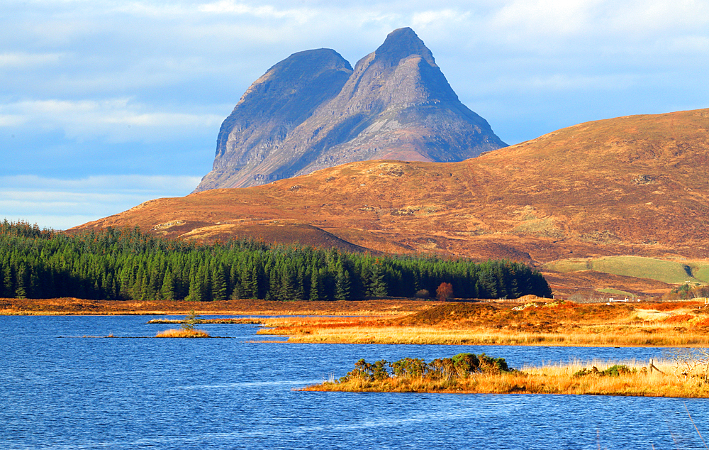 Suilven, Assynt, Sutherland, Highlands, Scotland, United Kingdom