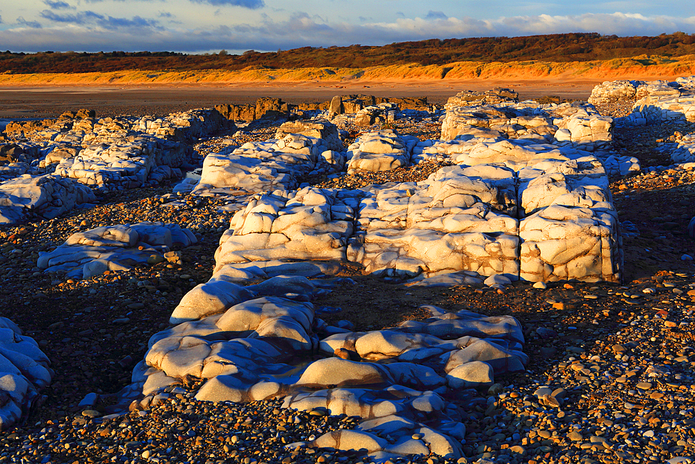 River Ogmore estuary, Ogmore-by-Sea, Bridgend, South Wales, United Kingdom