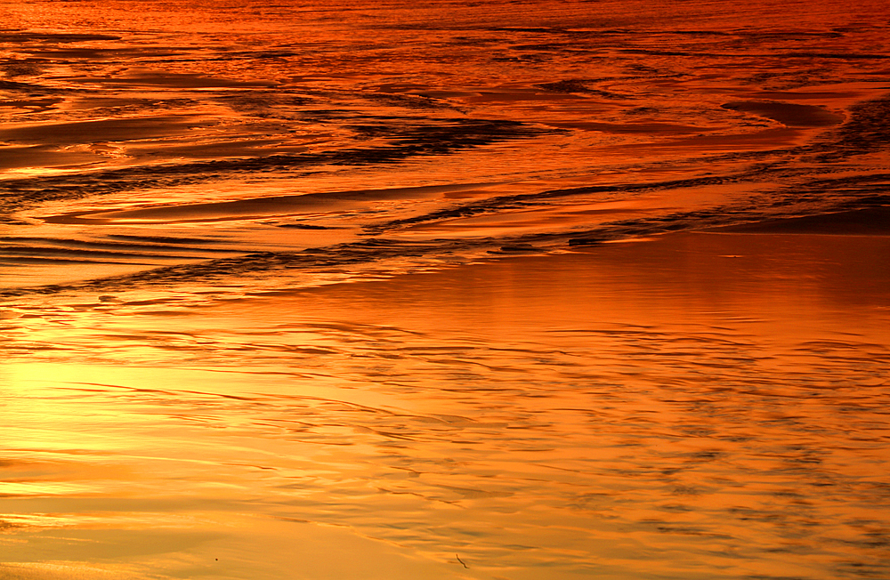 Beach reflections, Dunraven Bay, Southerndown, South Wales