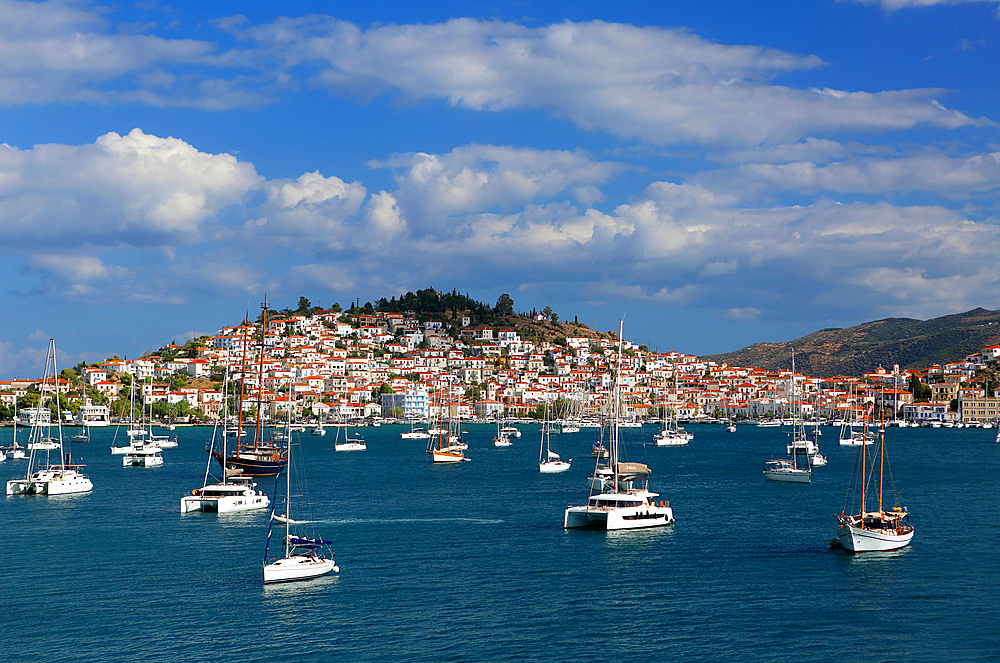 Poros, Saronic Gulf, Greek Islands, Greece, Europe