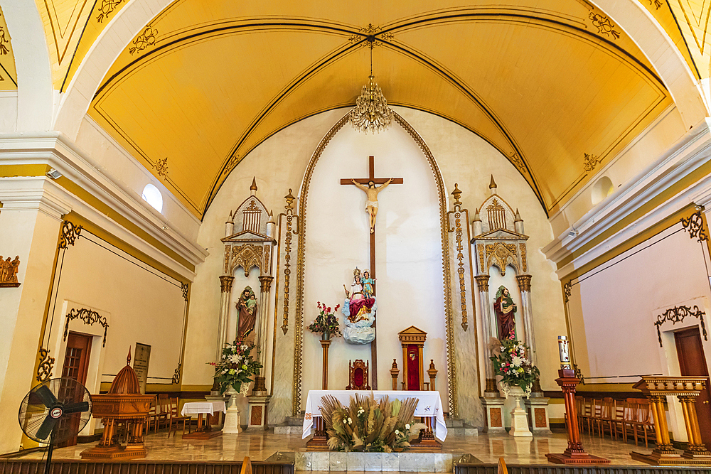 La Paz, Baja California Sur, Mexico. November 18, 2021. Chapel in the La Paz Cathedral.