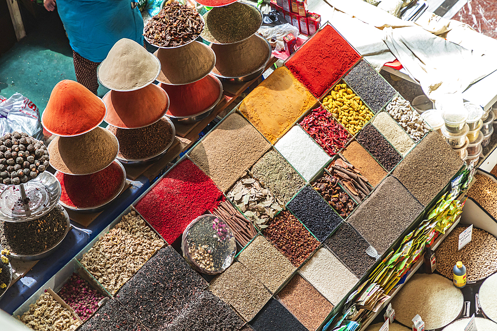 Dushanbe, Tajikistan. The Mehrgon Market in Dushanbe.