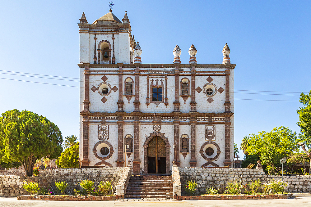 San Ignacio, Mulege, Baja California Sur, Mexico. The San Ignacio Mission in Baja.