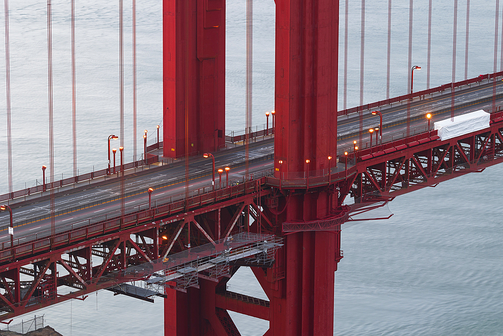 the iconic Golden Gate Bridge, San Francisco, California, United States of America