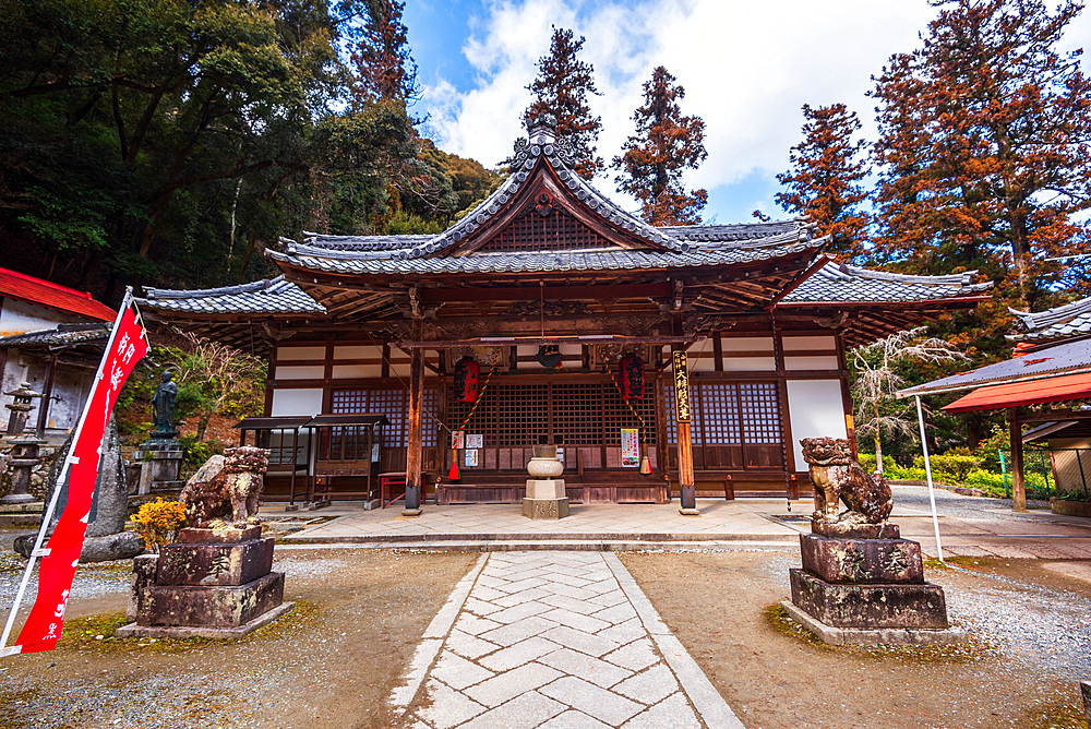 Hondo Benzaiten near Ryuan-ji temple in Minoh National Park near Osaka,Kansai Japan