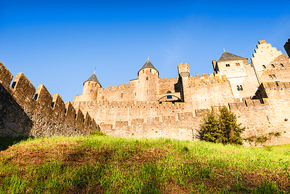Medieval castle of Carcassonne, Languedoc-Roussillon, France