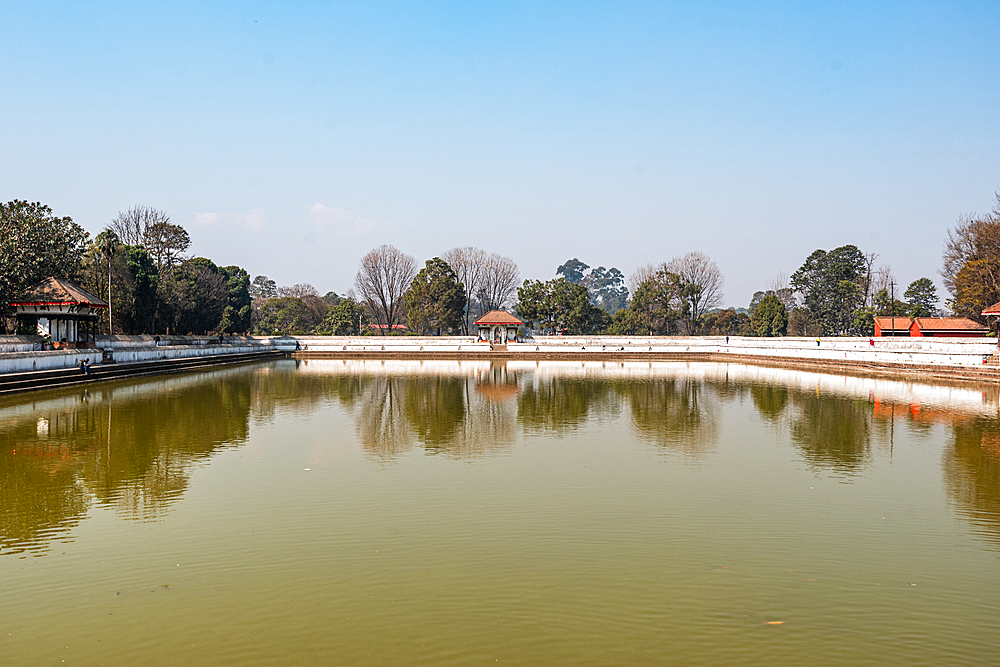 Siddha Pokhari (Ta Pukhu), Bhaktapur, Kathmandu, Nepal, Asia