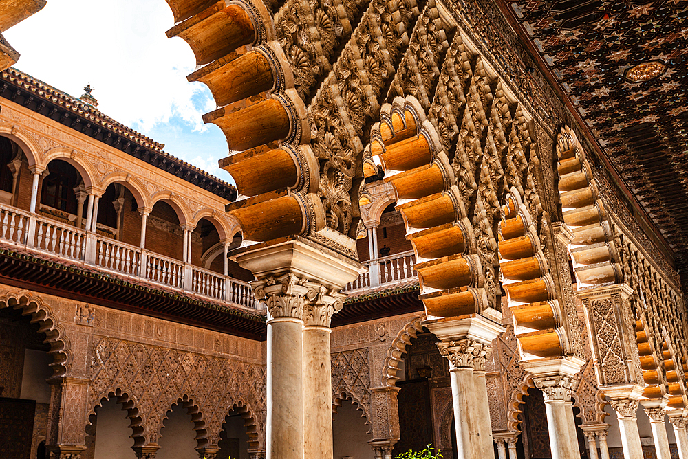 Real Alcazar, UNESCO World Heritage Site, Seville, Andalusia, Spain, Europe