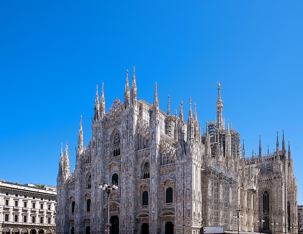 Milan Cathedral (Duomo di Milano), dedicated to the Nativity of St. Mary,  Milan, Lombardy, Italy, Europe